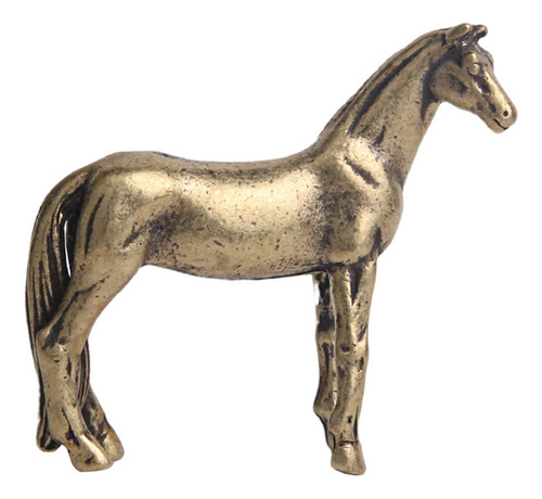 Té De Bronce Macizo Para Mascotas Con Forma De Caballo Y Cab