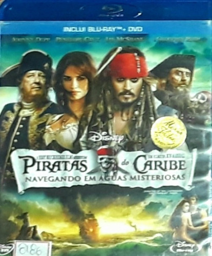 Bluray Aventura Piratas Caribe Navegando Aguas Misteriosas (Usado)