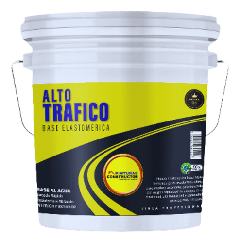 Pintura Alto Trafico Gris Oscuro Tineta 10lts