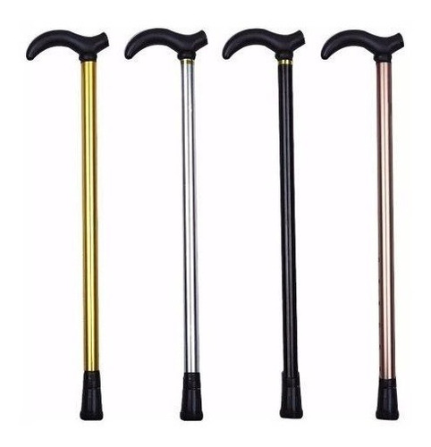 Imagen 3 de 8 de Bastón Aluminio Ajustable Clasico Ergonomico Importados
