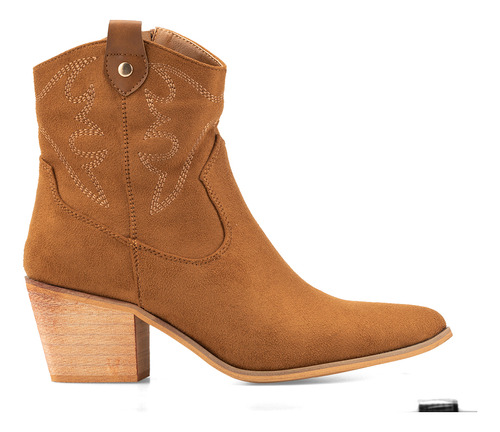 Botin Mujer Emma Camel Weide