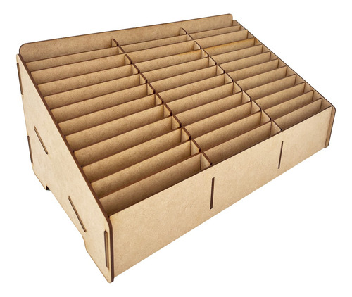 Caja Organizador Comandero Mdf Para 36 Porta Comandas