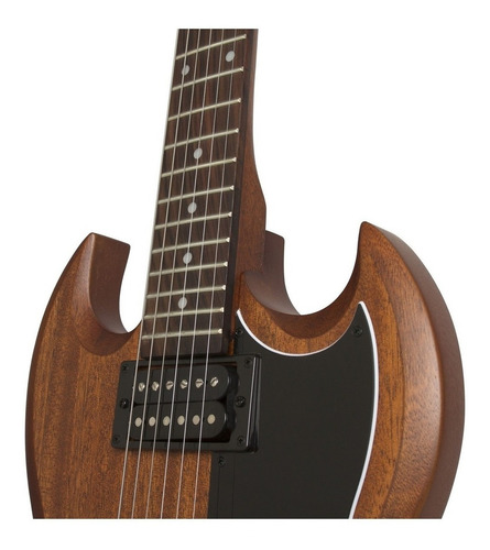 Imagen 6 de 8 de Guitarra eléctrica Epiphone SG Special VE de álamo vintage worn walnut con diapasón de palo de rosa