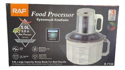 Procesador Eléctrico De Alimentos 5litros 500w Raf R.7730