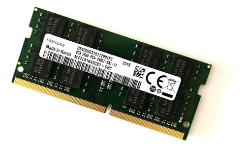Memoria Samsung 8 Gb Ddr4 Pc2400t 2400mhz M471a1k43cb1-crc