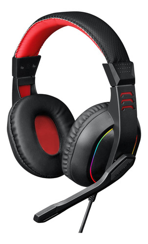 Headset Redragon Ares Rgb 40mm Usb E P2 Preto - H120-rgb