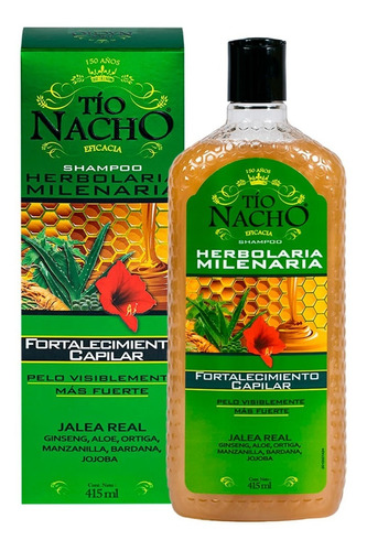 Tío Nacho Herbolaria Milenaria Shampoo Fortalecedor Local