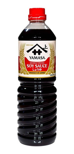 Salsa De Soya Fermentada Yamasa 1 Litro Importada De Japón