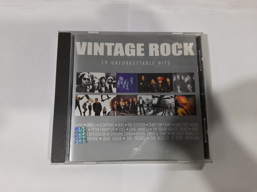 Cd Vintage Rock 19 Unforgettable Hits En Formato Cd