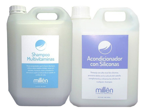  Pack Shampoo Vitamina 2,5 Litros + Acondicionador 2,5 Litros