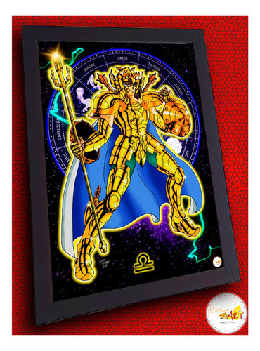 Imagen 7 de 10 de Cuadros Decorativos A4 (30x20cm) Saint Seiya - Dibujart