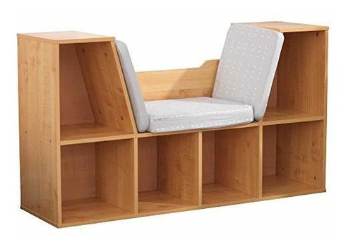 Librería Kidkraft Con Reading Nook Toy, Natural.