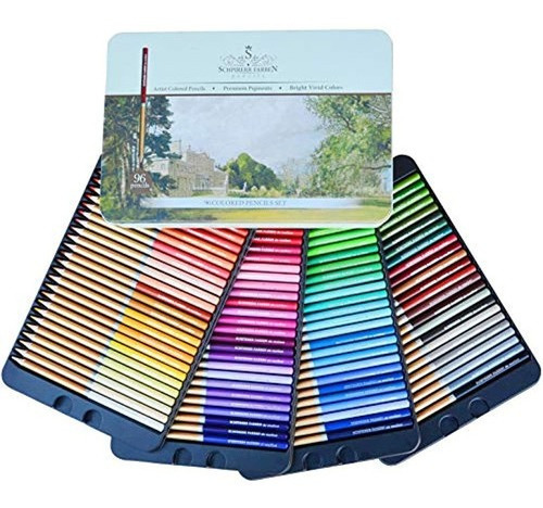 Schpirerr Farben Juego De 96 Lápices De Colores Profesional