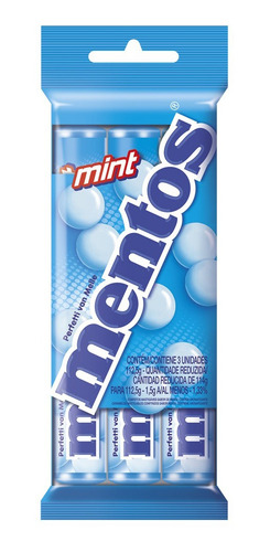 Imagen 1 de 2 de Mentos Pack Rollo Menta 112 Gr