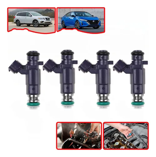 4pcs Inyectores De Combustible For Nissan Pathfinder Sentra
