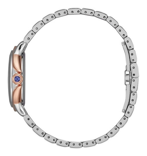 Reloj Citizen Eco Drive Ceci Rose Gold Orig. Mujer E-watch Color de la correa Plateado/Oro rosa Color del bisel Oro rosa Color del fondo Plateado