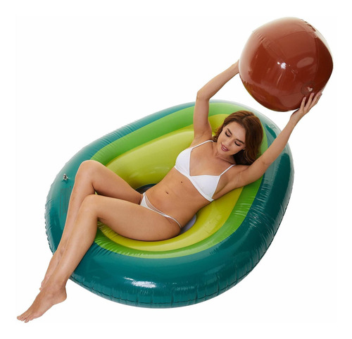 Inflable Para Piscina Zoostliss    Del Aguacate  Floati Flb 
