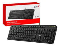 Comprar Teclado Genius Slimstar M200 Usb Multimedia Sp Black
