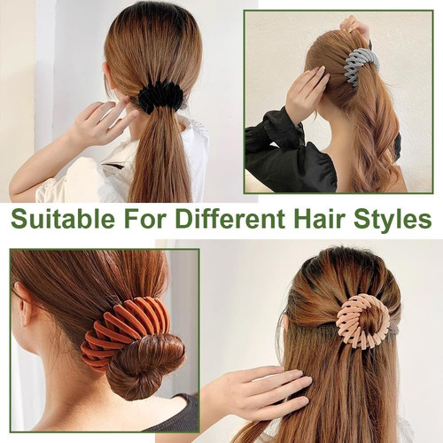 Pinzas Para El Pelo Con Forma Nido Pájaro Soporte Extensible