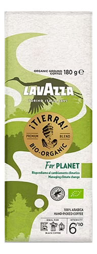 Café Lavazza Tierra Organic Planet 180gr Arabica 100% Int 6