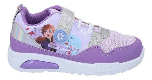 Zapatilla Deportiva Con Luces Frozen Morado