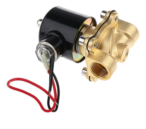 12v Dc 1/2pulgadas Latón Solenoide Electroválvula Para