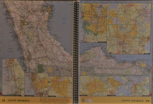 Road Atlas National Geografic Impreso 2000 Perfecto Estado