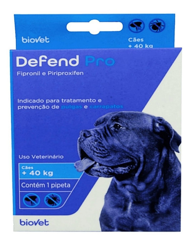 Kit 2 Defend Pro Cães (acima 40kg) - Biovet