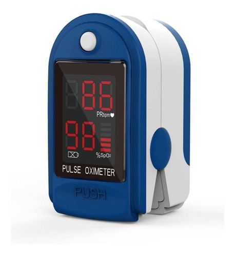 Imagen 1 de 10 de Combo Salud: Oximetro Digital Saturometro Pulso + Termometro