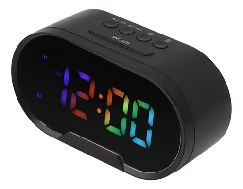 Reloj Con Pantalla Led Digital Con Alarma, Dígitos Grandes,