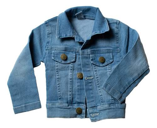  Campera De Jeans Elastizado Bebes