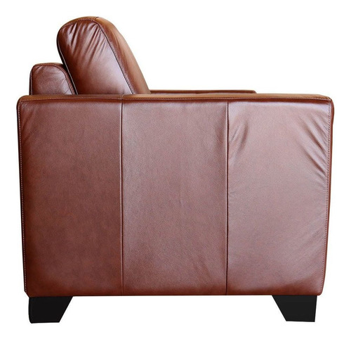 Sofá 2 Lugares 155cm Estocolmo Couro Caramelo - Gran Belo