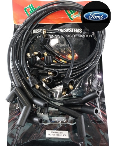 Cable De Bujía Ford Tapa Normal Motor 302-351 8 Cilindros