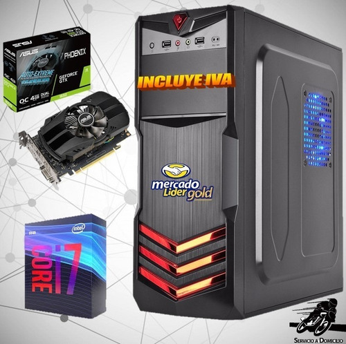 Cpu Gamer Intel Core I7 9na Gen 1tb+ssd 240gb 16gb Gtx1050