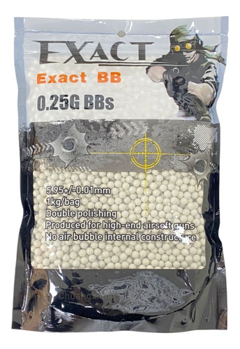Balines Airsoft 0.25g M4 - 1kg Fusiles Paintball