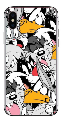 Funda Para iPhone Varios Diseños Tpu Looney Tunes