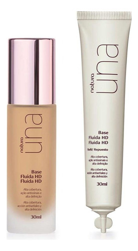 Base de maquiagem Natura Una Una Base Fluida HD Base Una tom 20n - 30mL