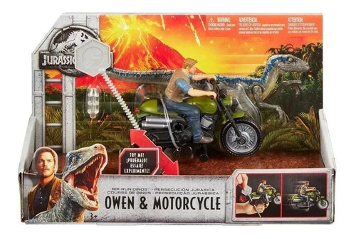 Jurassic World Rip-run Owen & Motorcycle