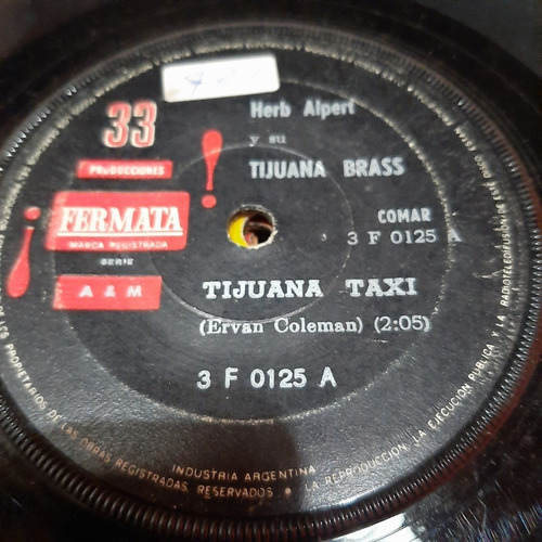 Simple Herb Alpert Y Su Tijuana Brass Fermata C27