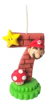 Comprar Vela Temática Mario Bros, Cumpleaños, Adornos Para Tortas