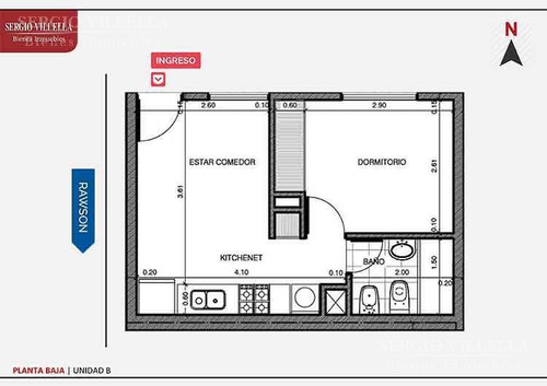 Imagen 2 de 12 de Rawson 200 - Departamento Un Dormitorio En Venta En Rosario