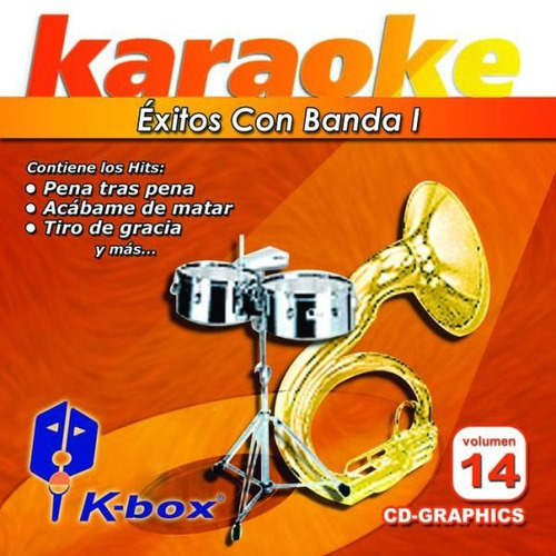 Cd+g  Karaoke K-box Éxitos Con Banda I