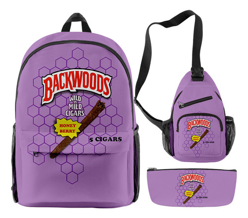 Conjunto De Tres Piezas De Mochila For Estudiantes Backwoods