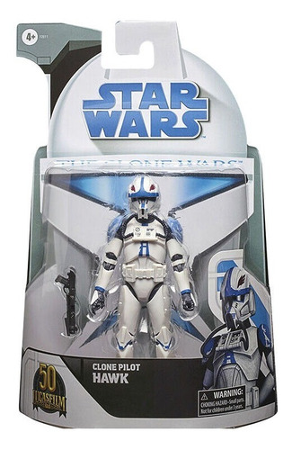 Figura Star Wars The Clone Wars - Clone Pilot Hawk