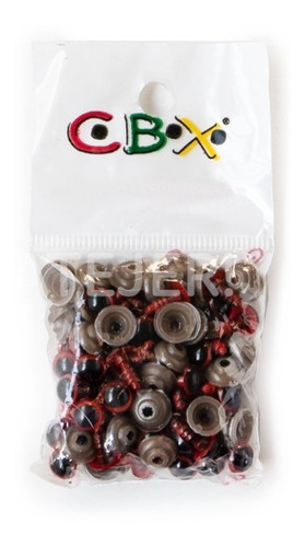 Imagen 2 de 6 de Ojitos De Seguridad Cbx 16mm X 50 Unid Peluches Amigurumi
