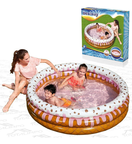 Pileta Infantil Inflable Bestway 51144 Sundae 390 Lts Cuota