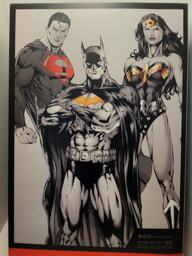 3 Pack-black & White Edition-batman, Superman & Wonderwoman (Usado)
