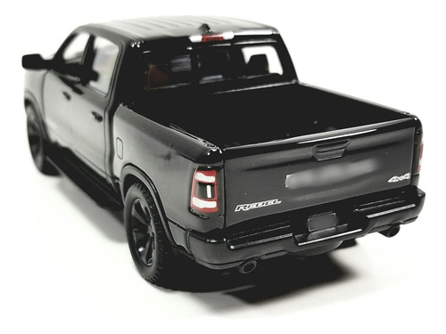 Compatível Com Kinsmart Dodge Ram 2019 Jet Black 1500 Pickup