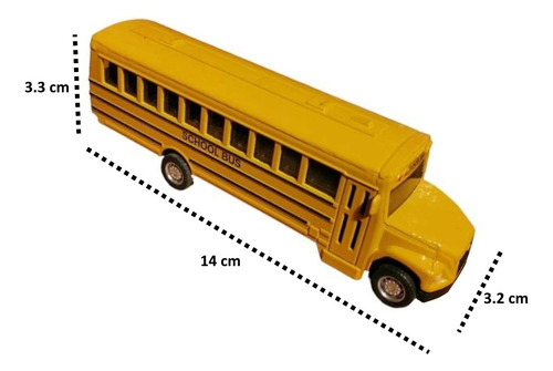 Camion Escolar Escala 1/64 Importacion / Gm