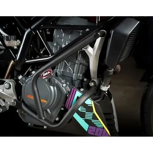 Defensa Motor Mata Perros Ktm Duke 200 Negro Ira Racing Um